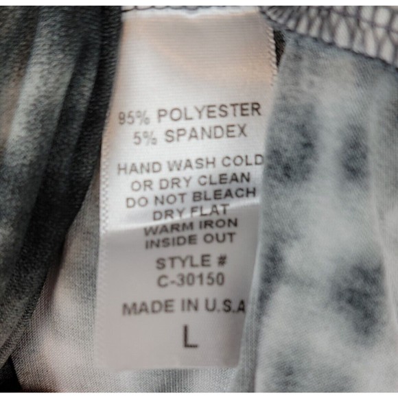 Chatoyant Mineral Wash Soft Stretchy Bell Bottoms Flare Pants LARGE  Boho - Picture 7 of 7